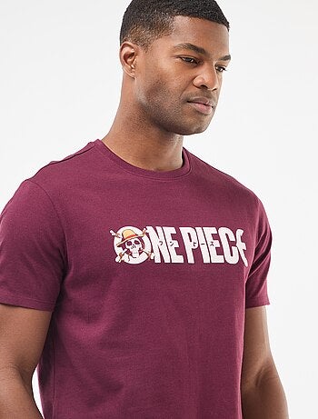T-shirt stampato 'One Piece' a maniche corte