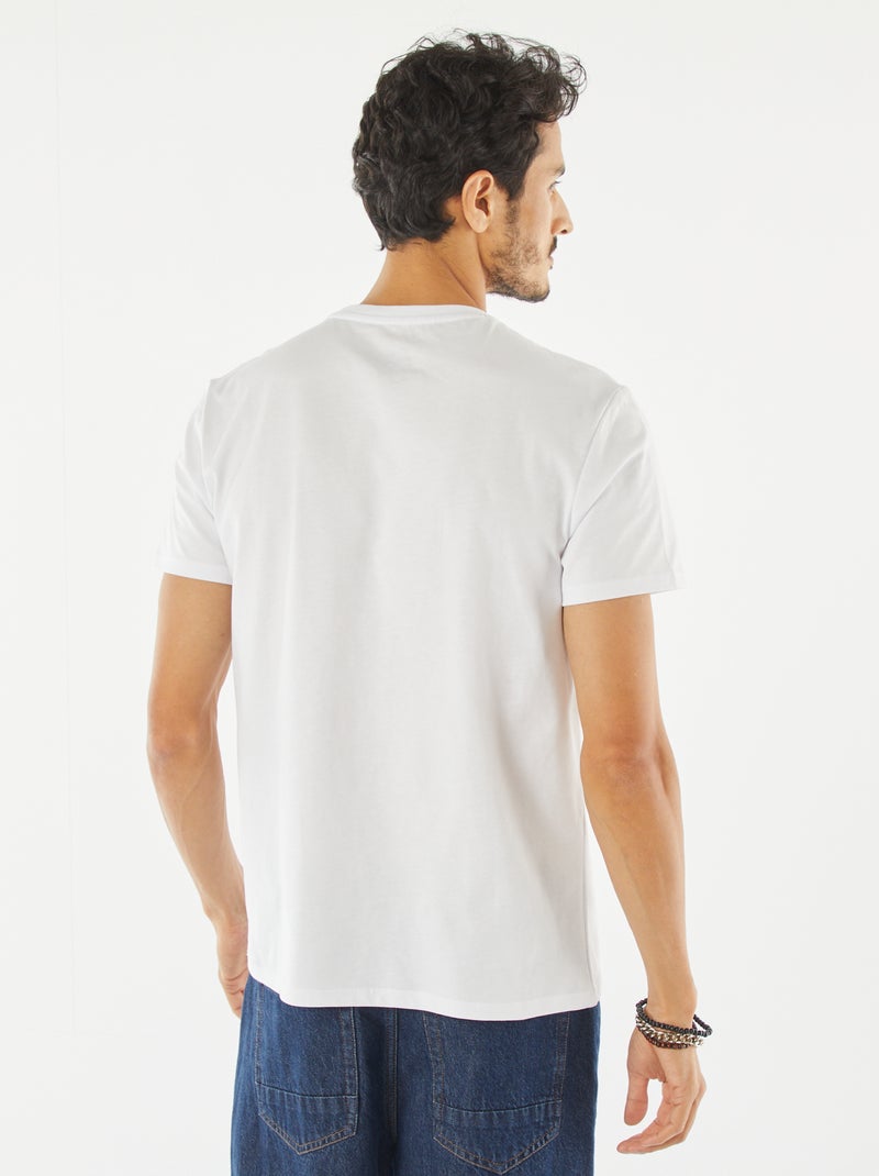 T-shirt stampato ''Red Hot Chili Peppers' Maniche t-shirt stampata a maniche corte bianco - Kiabi