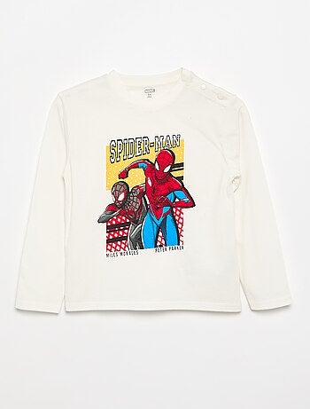T-shirt stampato 'Spiderman' - collezione facile da indossare