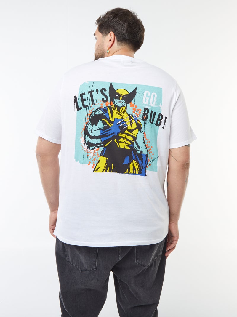 T-shirt stampato 'X-Men' 'Marvel' Maniche t-shirt stampato maniche t-shirt a maniche corte stampata  - Bianco - Kiabi