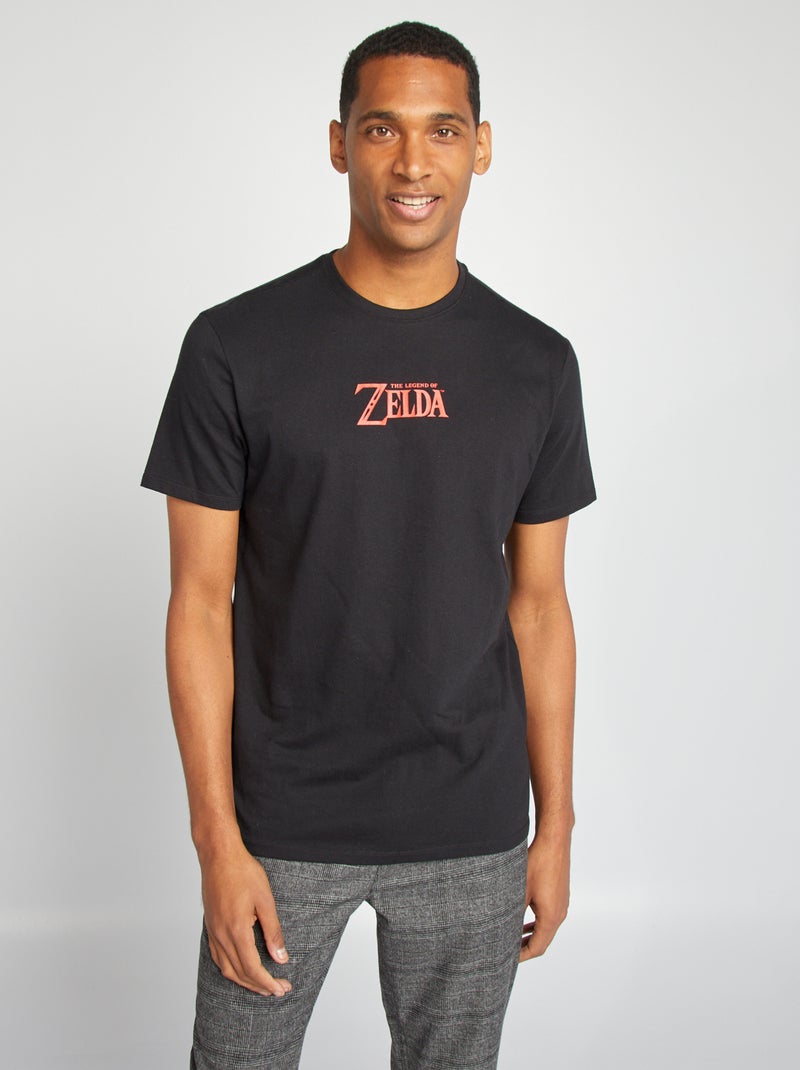 T-shirt stampato 'Zelda' nero - Kiabi