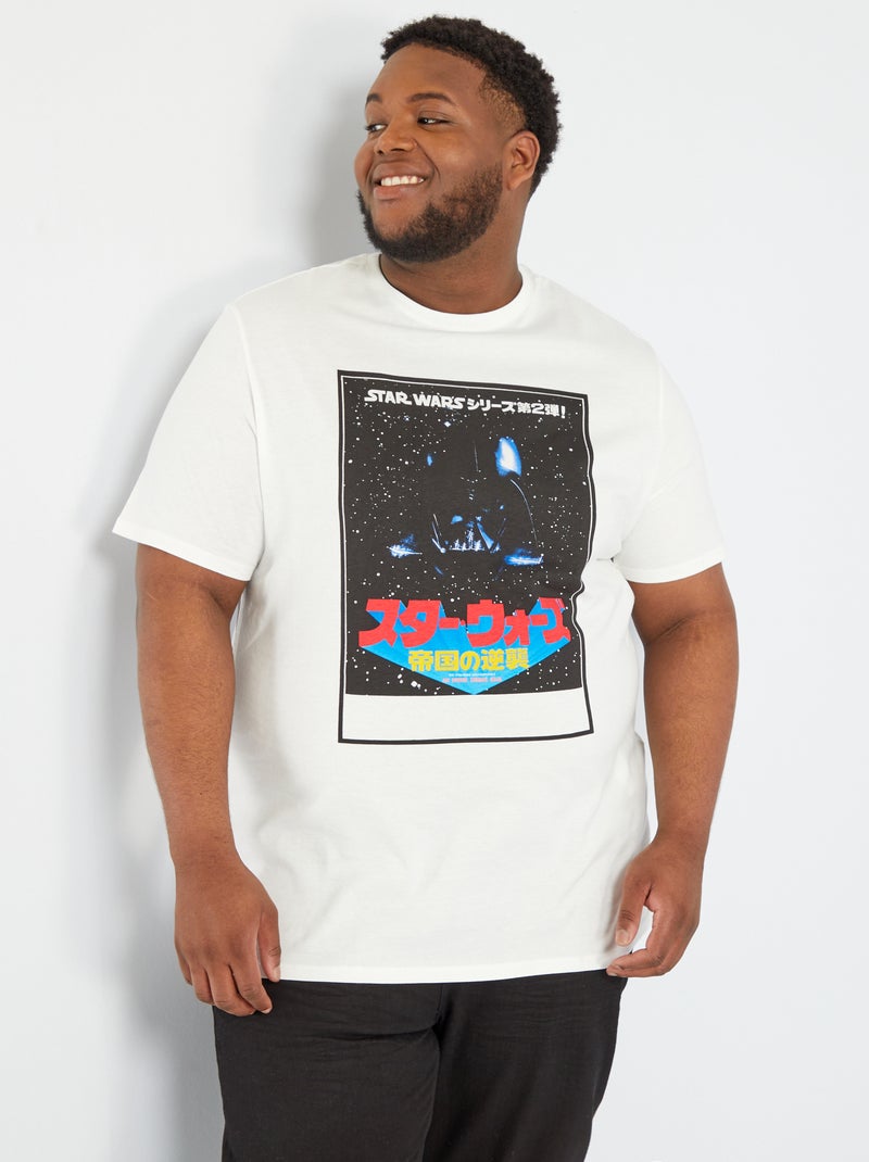 T-shirt 'Star Wars' versione giapponese BIANCO - Kiabi