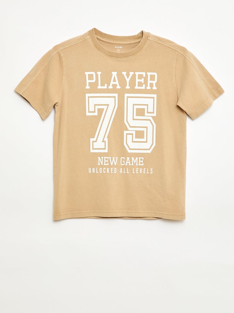 T-shirt stile basket Beige - Kiabi