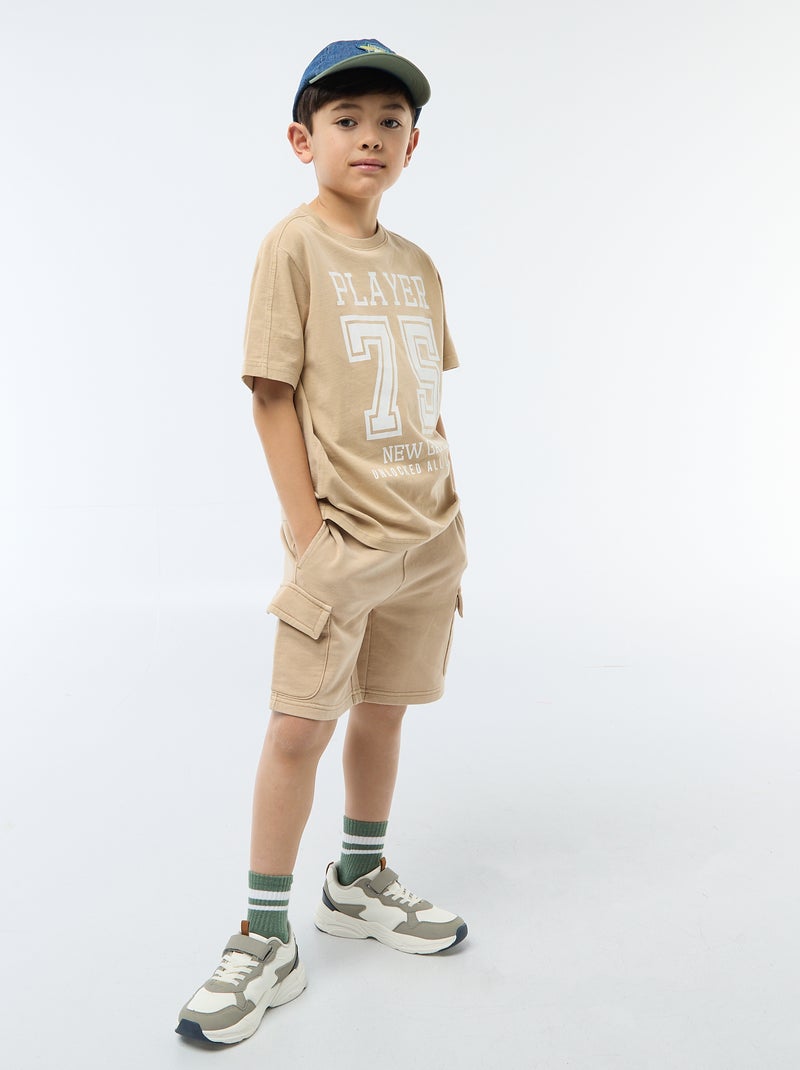 T-shirt stile basket Beige - Kiabi
