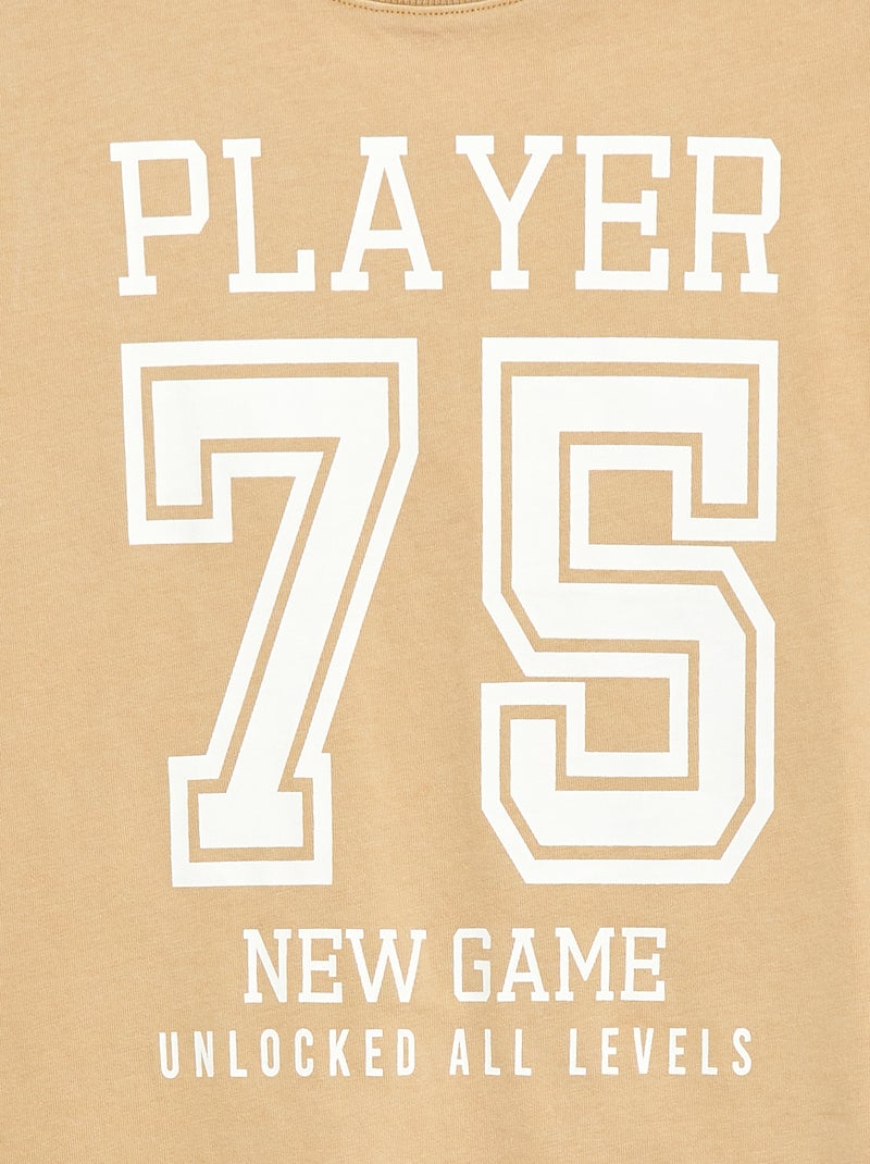 T-shirt stile basket Beige - Kiabi