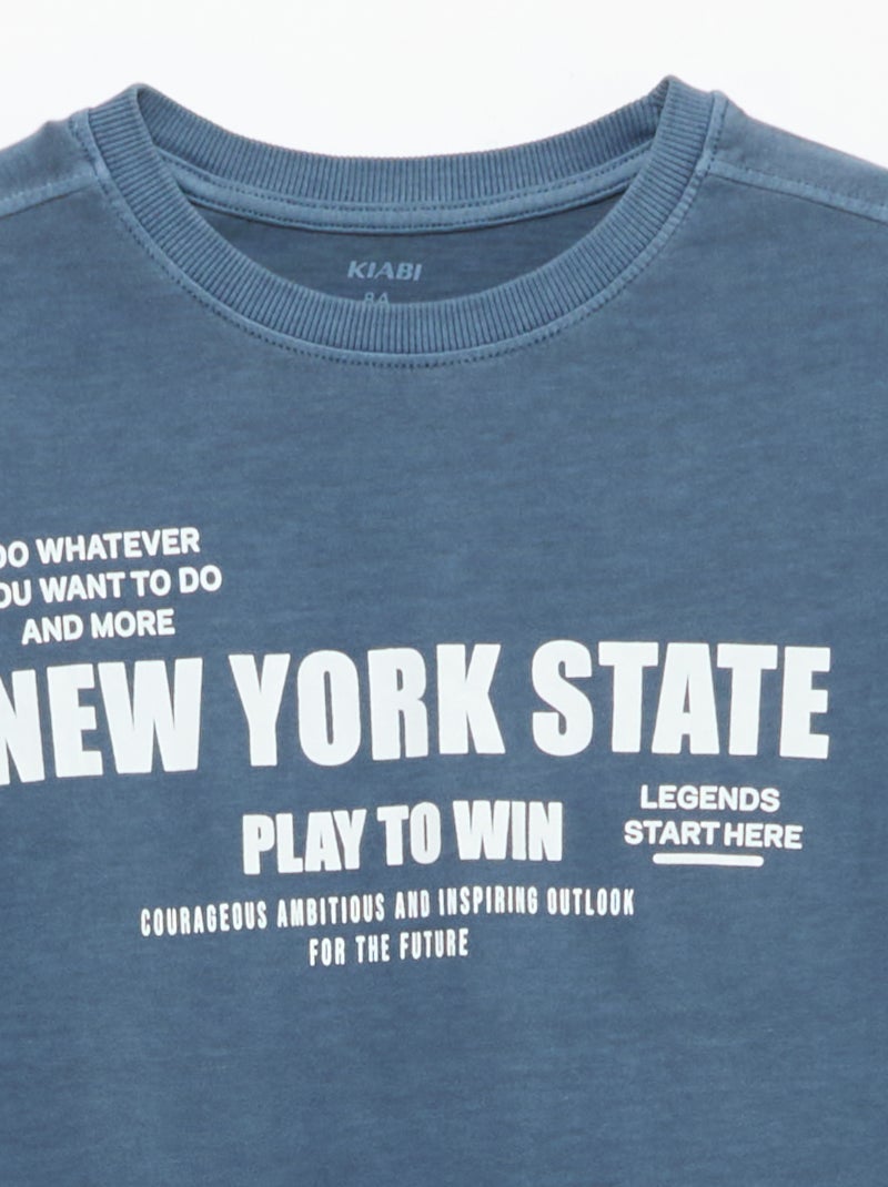 T-shirt stile basket Blu - Kiabi