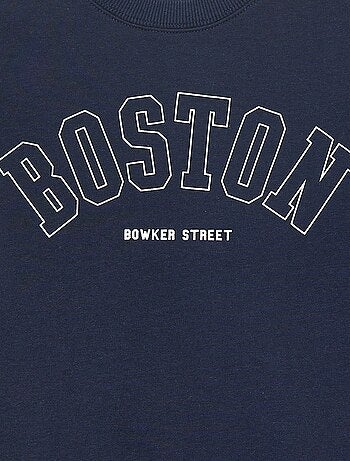 T-shirt stile universitario a maniche corte