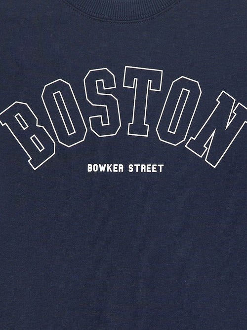 T-shirt stile universitario a maniche corte - Kiabi