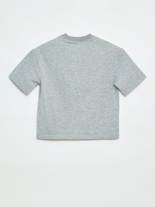 T-shirt stile universitario a maniche corte - Kiabi