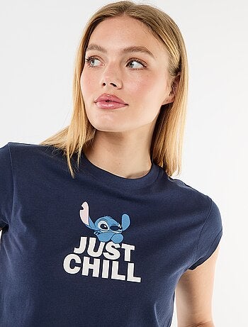 T-shirt 'Stitch' cropped 'Disney'