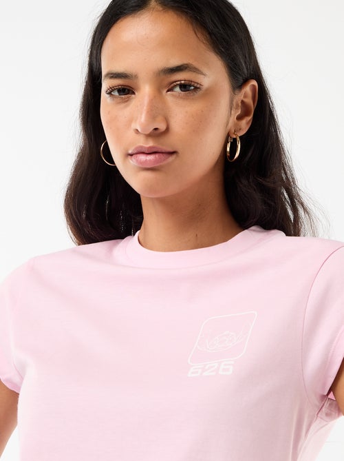 T-shirt 'Stitch' cropped 'Disney' - Kiabi