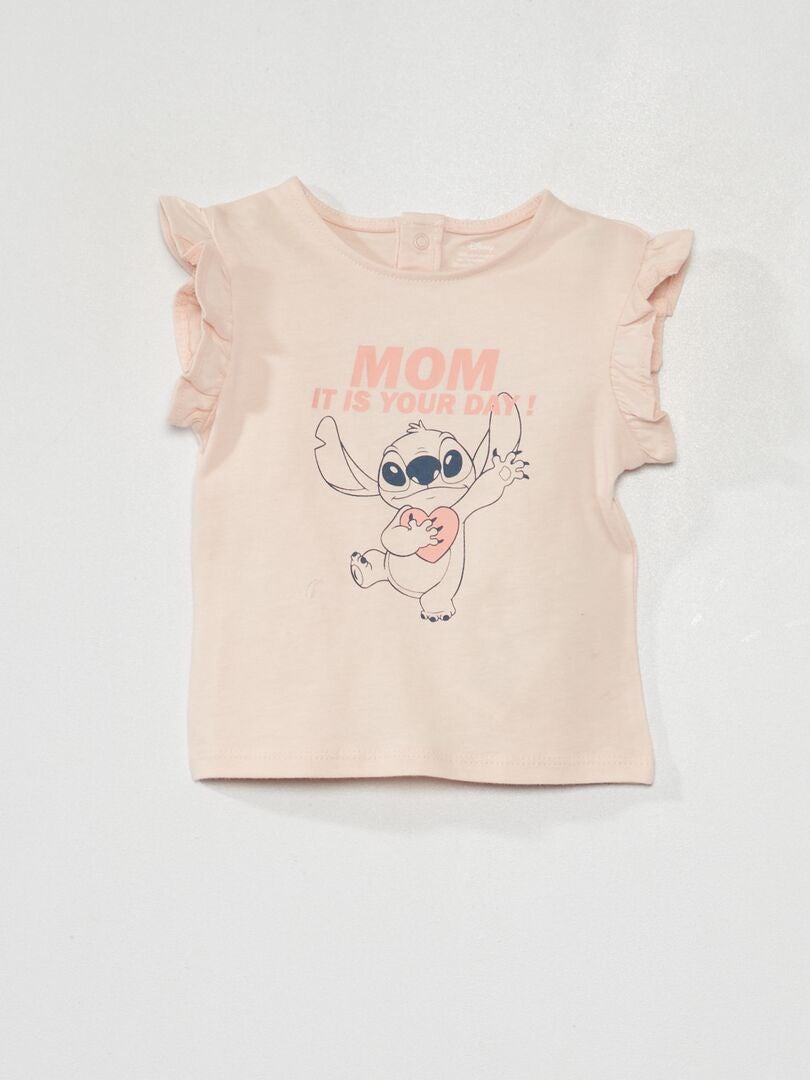 T-shirt 'Stitch' di 'Disney' ROSA - Kiabi