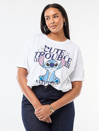 T-shirt 'Stitch' 'Disney' a maniche corte