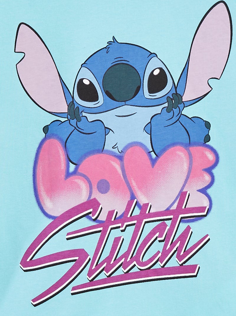 T-shirt 'Stitch' 'Disney' a maniche corte Blu - Kiabi
