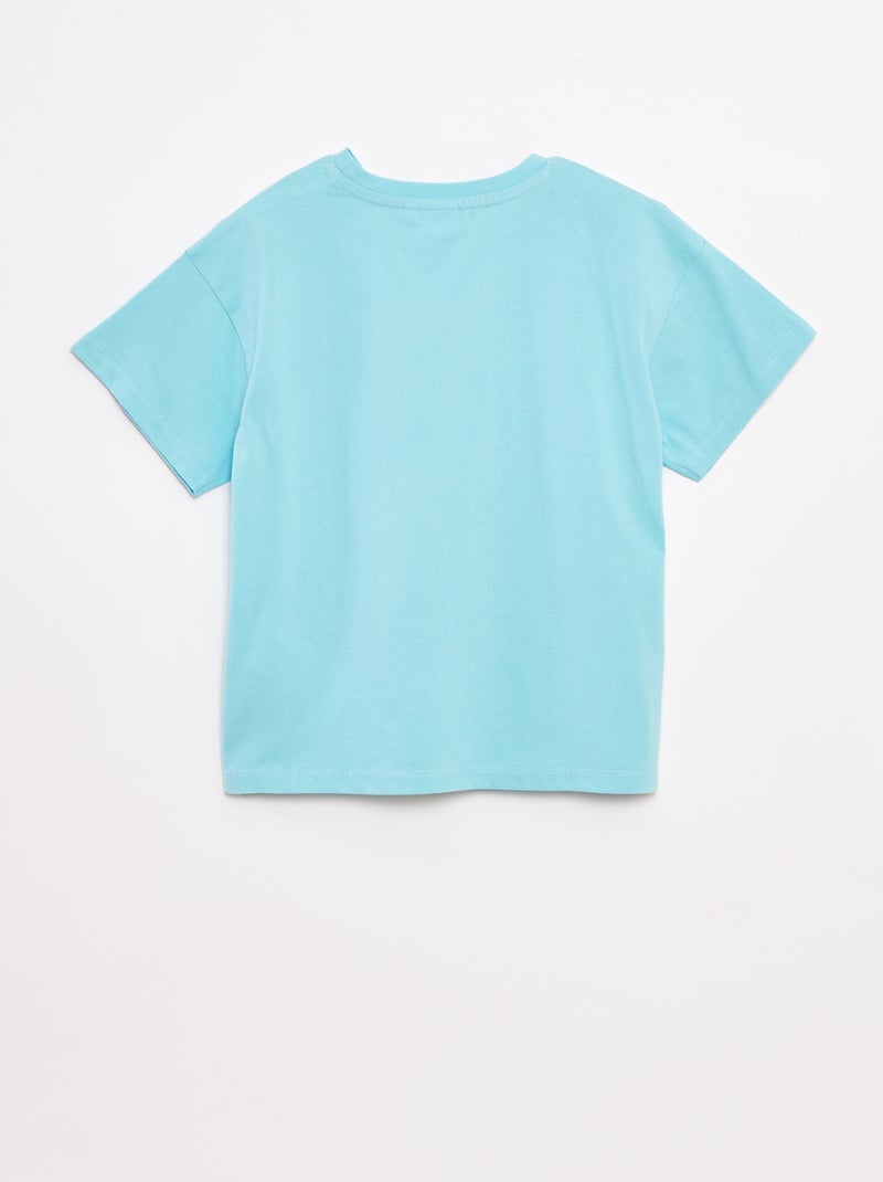 T-shirt 'Stitch' 'Disney' a maniche corte Blu - Kiabi