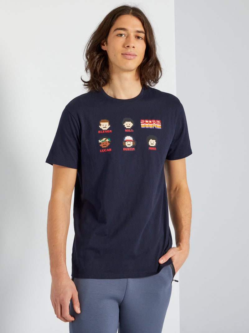 T-shirt 'Stranger Things' BLU - Kiabi