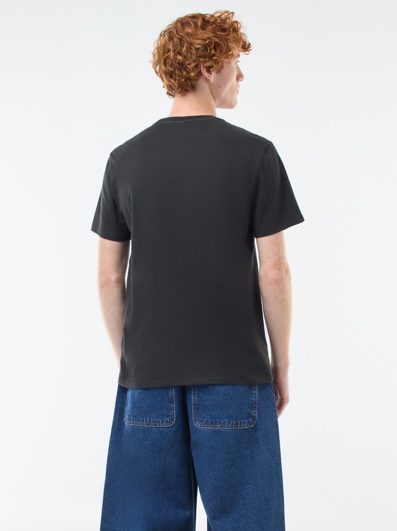 T-shirt 'Stranger Things' in cotone Nero - Kiabi