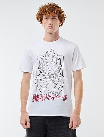 T-shirt 'Sun city' 'Dragon ball z' in cotone