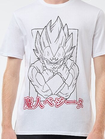 T-shirt 'Sun city' 'Dragon ball z' in cotone