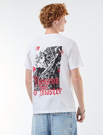 T-shirt 'Sun city' 'Dungeons & dragons' in cotone