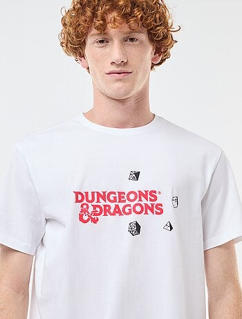 T-shirt 'Sun city' 'Dungeons & dragons' in cotone
