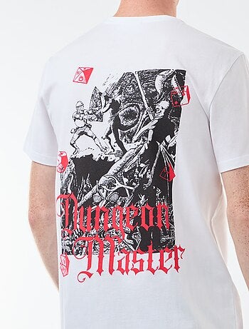 T-shirt 'Sun city' 'Dungeons & dragons' in cotone