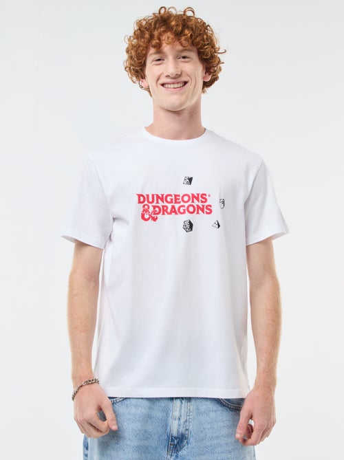 T-shirt 'Sun city' 'Dungeons & dragons' in cotone - Kiabi