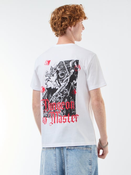 T-shirt 'Sun city' 'Dungeons & dragons' in cotone - Kiabi