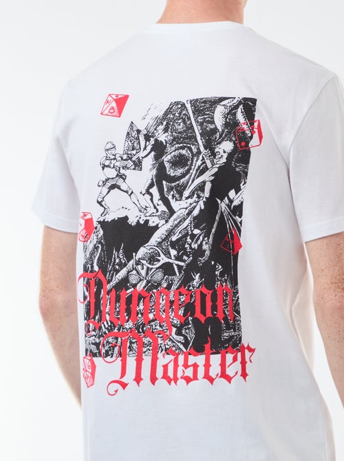 T-shirt 'Sun city' 'Dungeons & dragons' in cotone - Kiabi