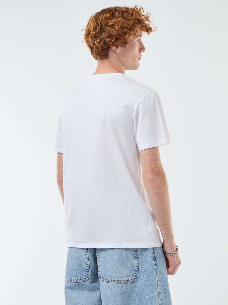 T-shirt 'Sun city' 'Iron Maiden' in cotone Bianco - Kiabi
