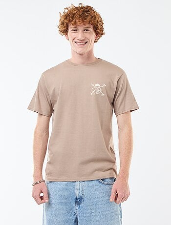 T-shirt 'Sun city' 'One piece' in cotone