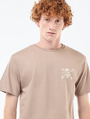 T-shirt 'Sun city' 'One piece' in cotone