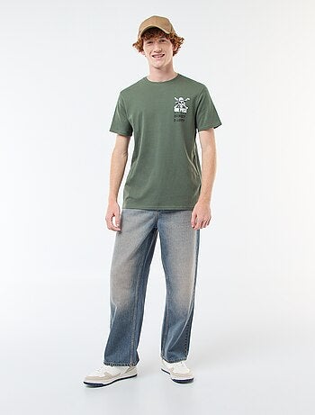 T-shirt 'Sun city' 'One piece' in cotone