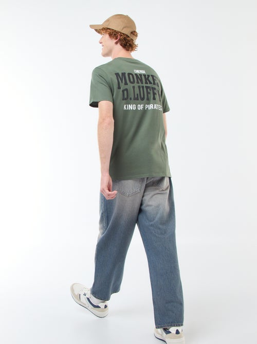 T-shirt 'Sun city' 'One piece' in cotone - Kiabi