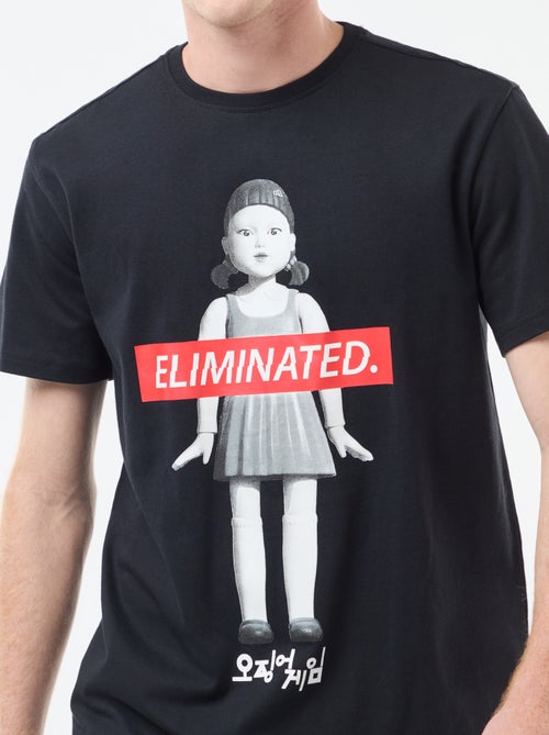 T-shirt 'Sun city' 'Squid Game' 'Netflix' in cotone - Kiabi