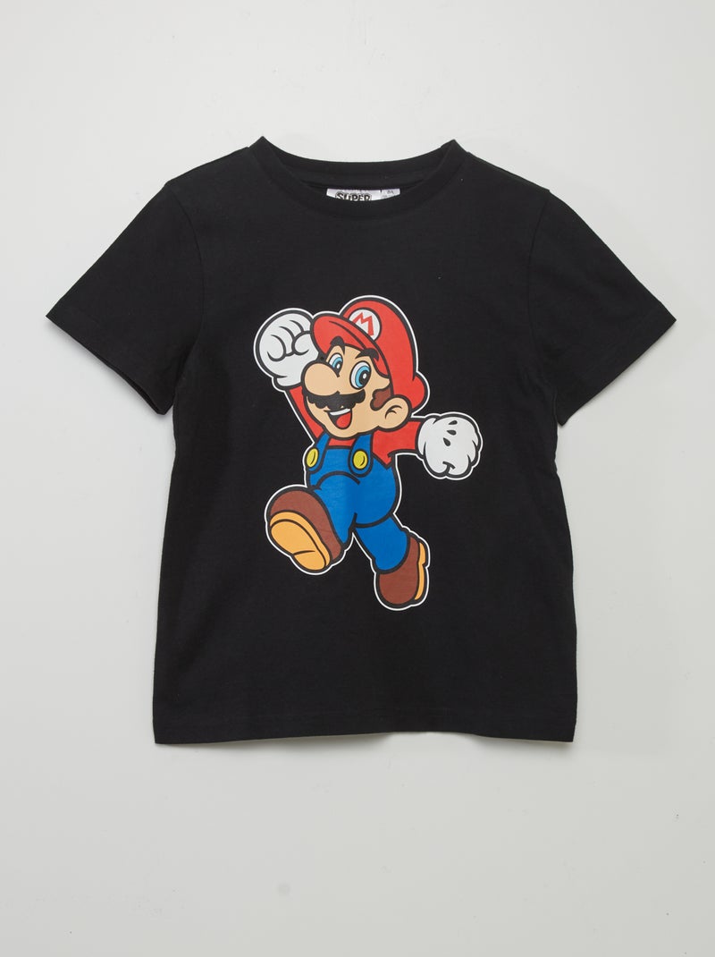 T-shirt 'Super Mario' a maniche corte NERO - Kiabi