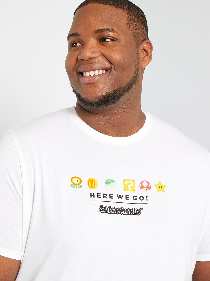 T-shirt 'Super Mario' Bianco - Kiabi