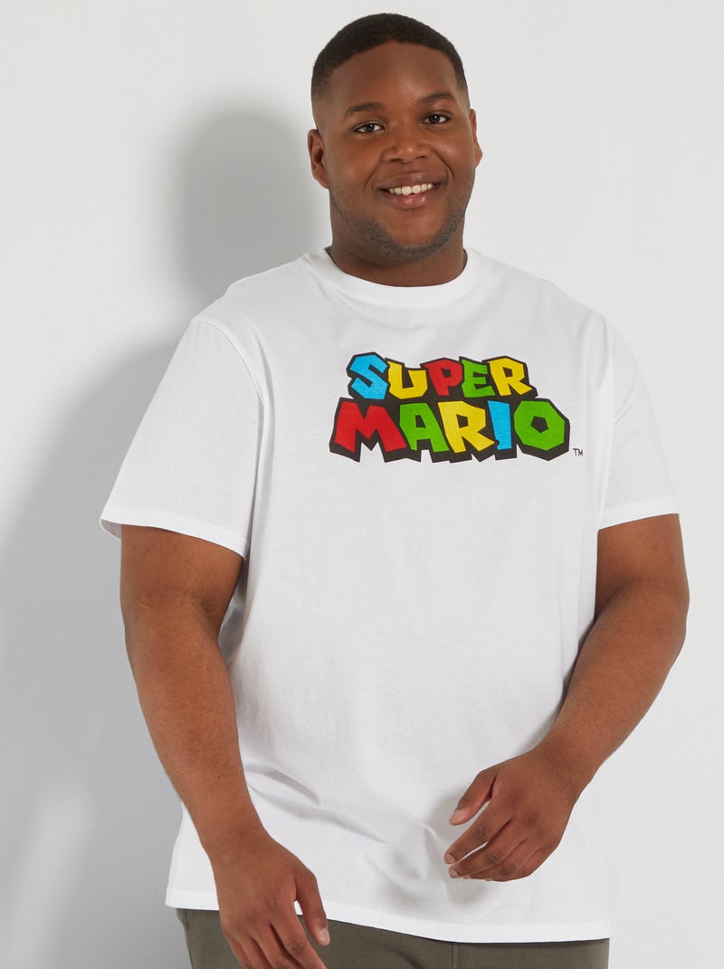 T-shirt 'Super Mario' bianco - Kiabi