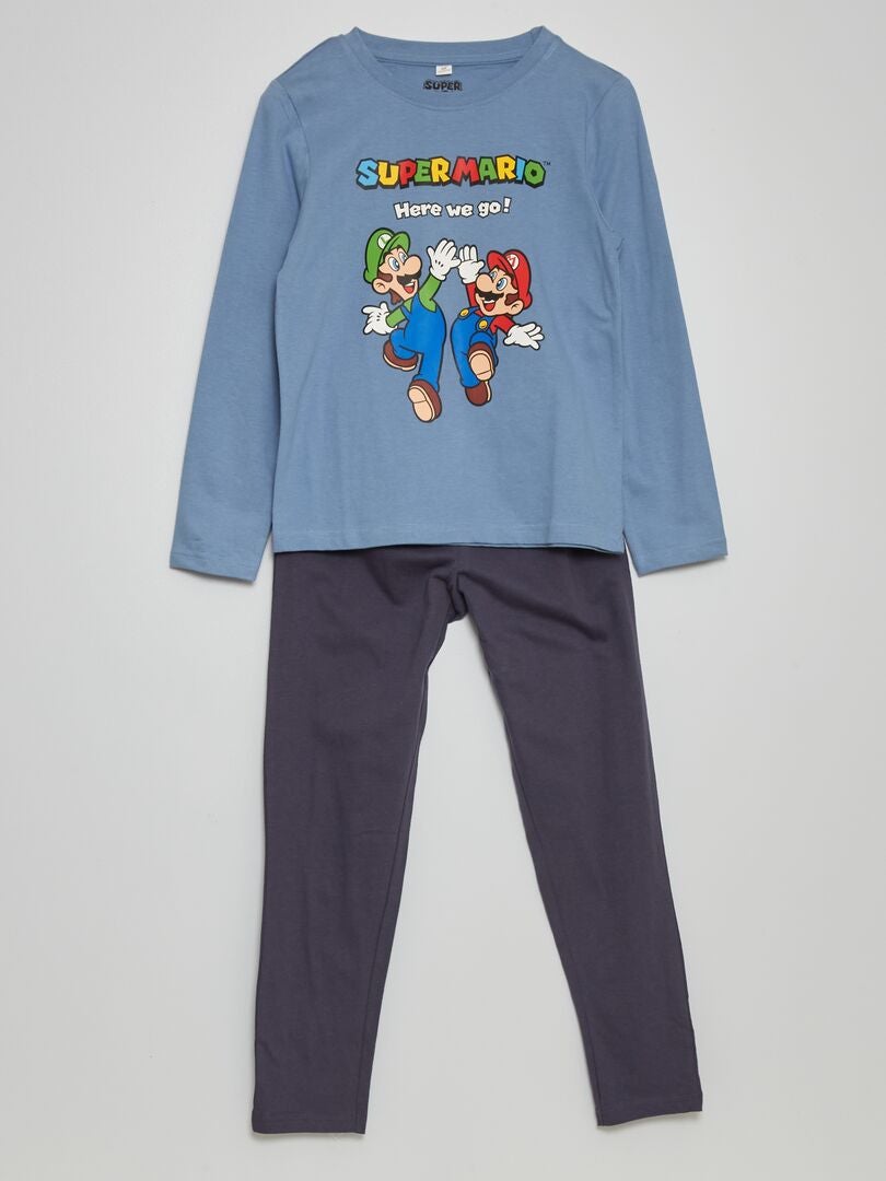 T-shirt 'Super Mario' 'Nintendo' BLU - Kiabi