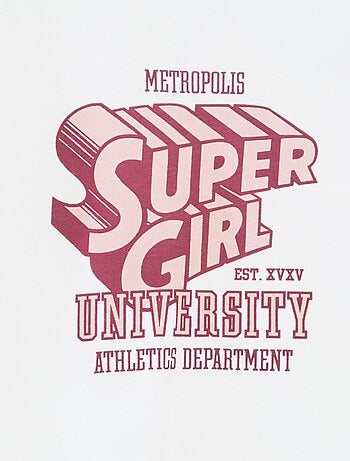 T-shirt 'Supergirl' 'DC Comics' a maniche lunghe