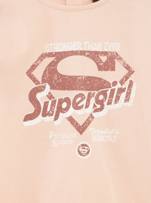 T-shirt 'Supergirl' 'DC Comics' a maniche lunghe - Kiabi