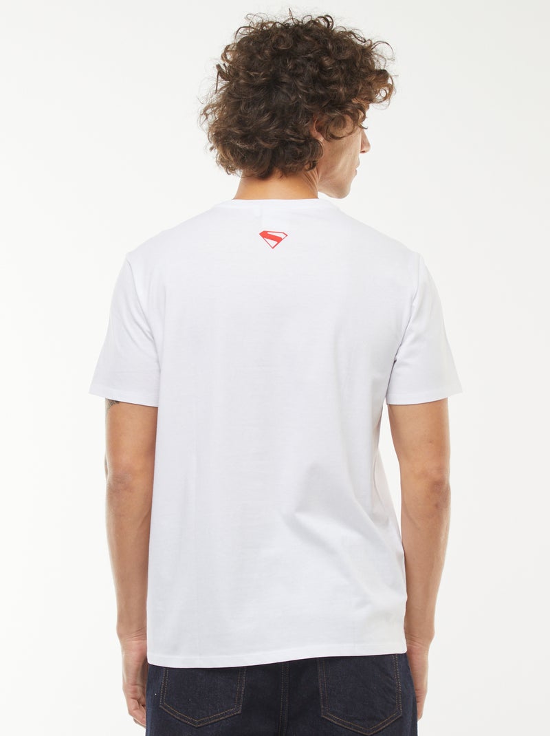T-shirt 'Superman' 'DC Comics' a maniche corte bianco - Kiabi