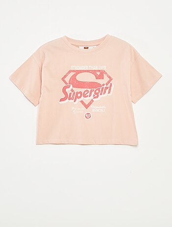 T-shirt 'Superman' 'DC Comics' a maniche corte con stampa davanti/dietro