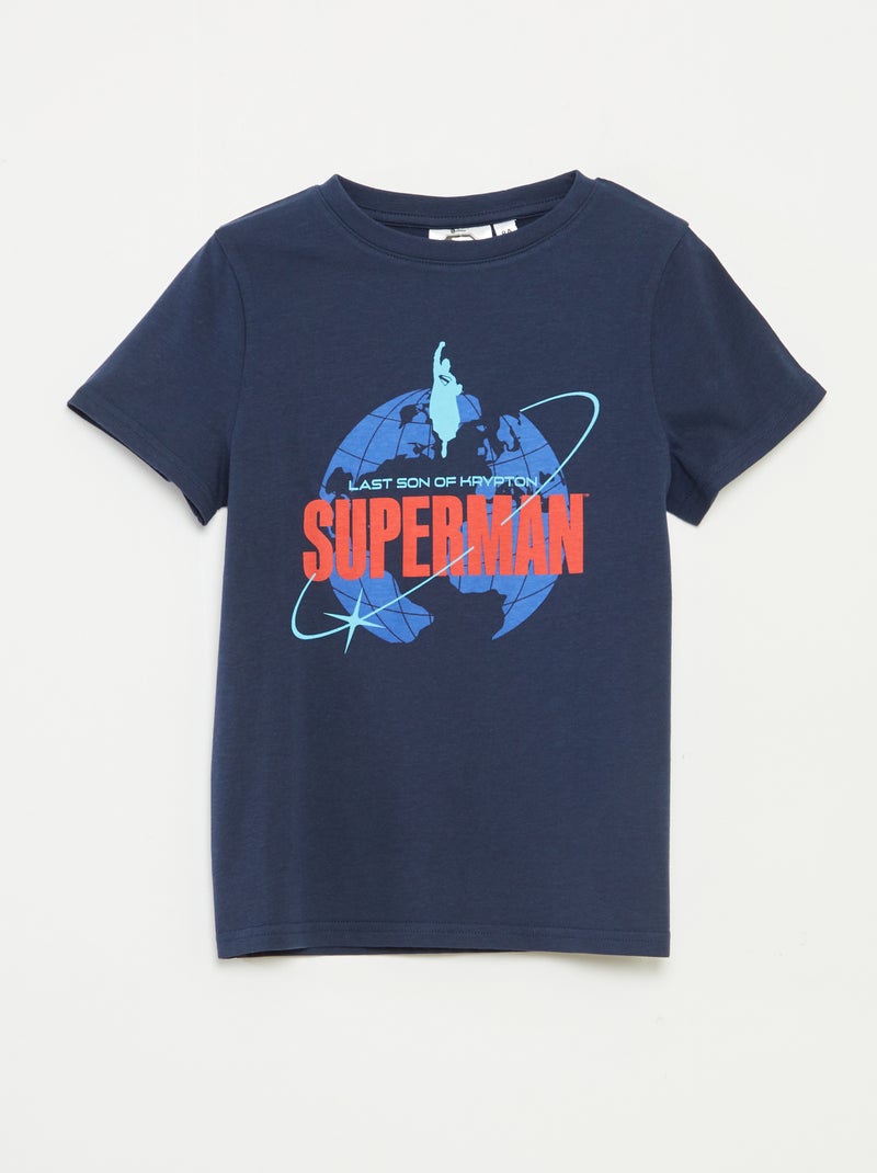 T-shirt 'Superman' 'DC Comics' a maniche corte Nero - Kiabi