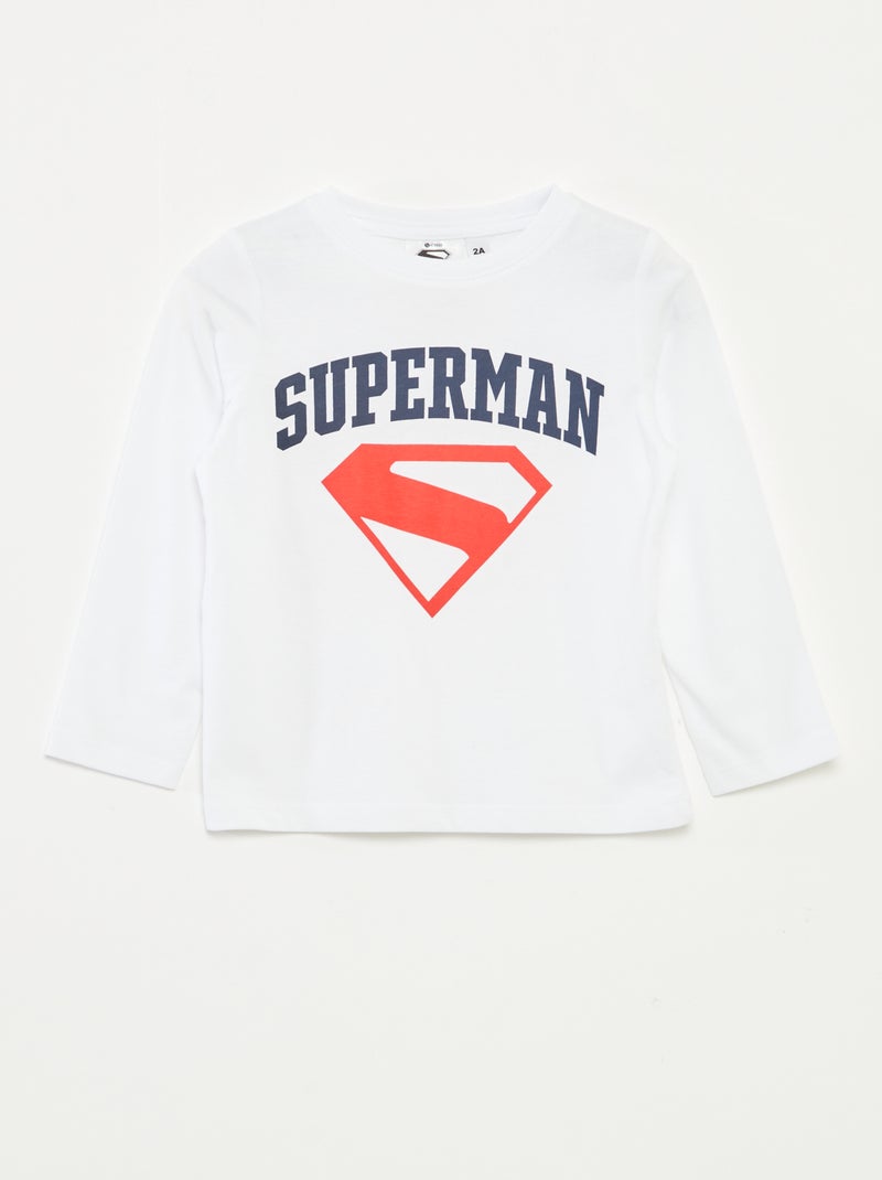 T-shirt 'Superman' 'DC Comics' Bianco - Kiabi