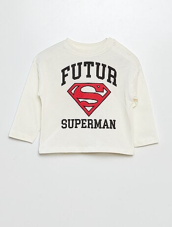 T-shirt 'Superman' 'DC Comics' maniche lunghe