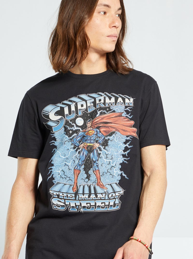 T-shirt 'Superman' nero - Kiabi