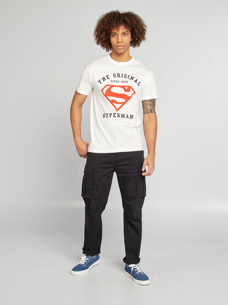 T-shirt 'Superman' 'T-SHIRT 'DC COMICS' - T-shirt 'DC Comics' -' BIANCO - Kiabi