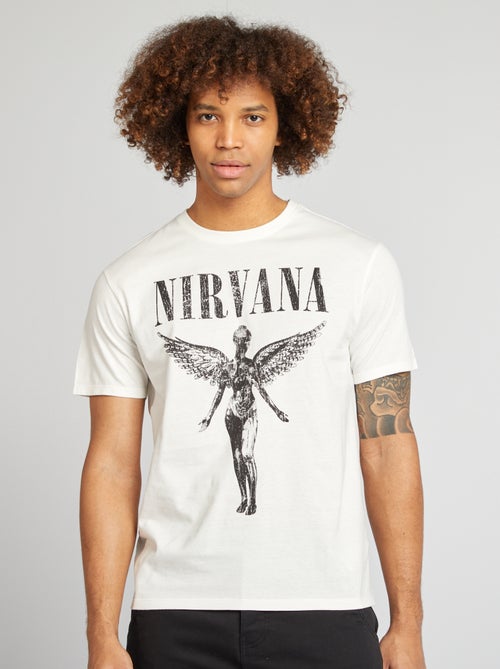 T-shirt 'T-shirt a maniche corte 'Nirvana'' Maniche t-shirt a maniche corte 'nirvana' 'in utero' - Kiabi