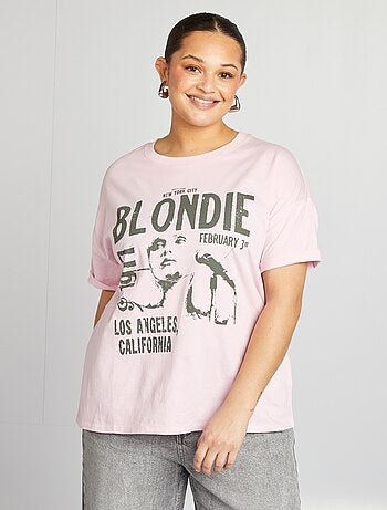 T-shirt t-shirt in jersey a maniche corte - jersey 'T-shirt 'Blondie' in jersey' Maniche t-shirt in jersey a maniche corte -